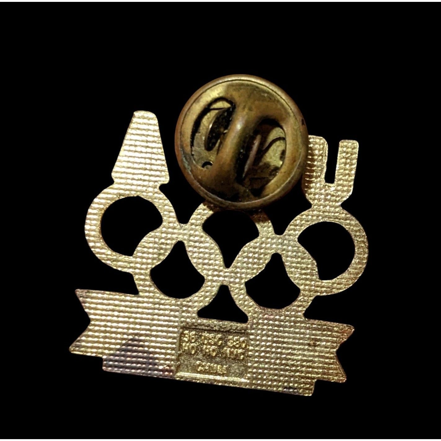 Vintage 1996 Official Olympic Rings Lapel Pin