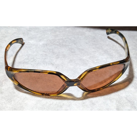 Revlon Retro Brown And Gold Tortoise Sunglasses