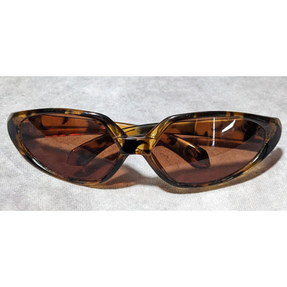 Revlon Retro Brown And Gold Tortoise Sunglasses