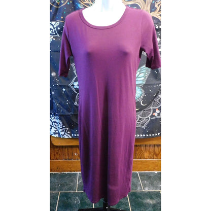 LuLaRoe Purple Midi Length Casual Dress