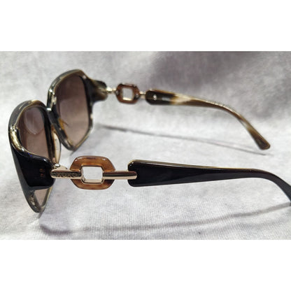 XOXO Retro Y2K Style Brown And Gold Sunglasses Model X2325