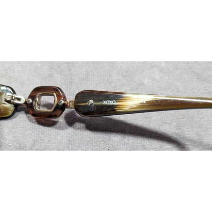 XOXO Retro Y2K Style Brown And Gold Sunglasses Model X2325