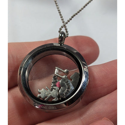 Origami Owl Daughter Dance Floating Locket Charm Necklace