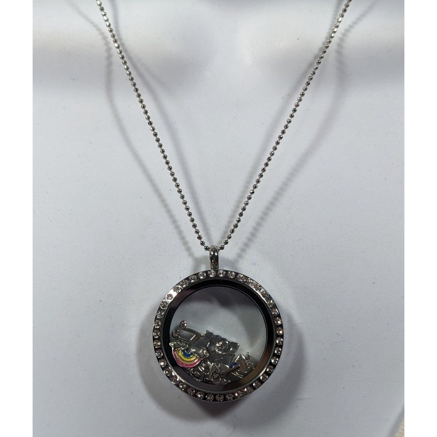 Origami Owl Daughter Dance Floating Locket Charm Necklace