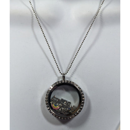 Origami Owl Daughter Dance Floating Locket Charm Necklace