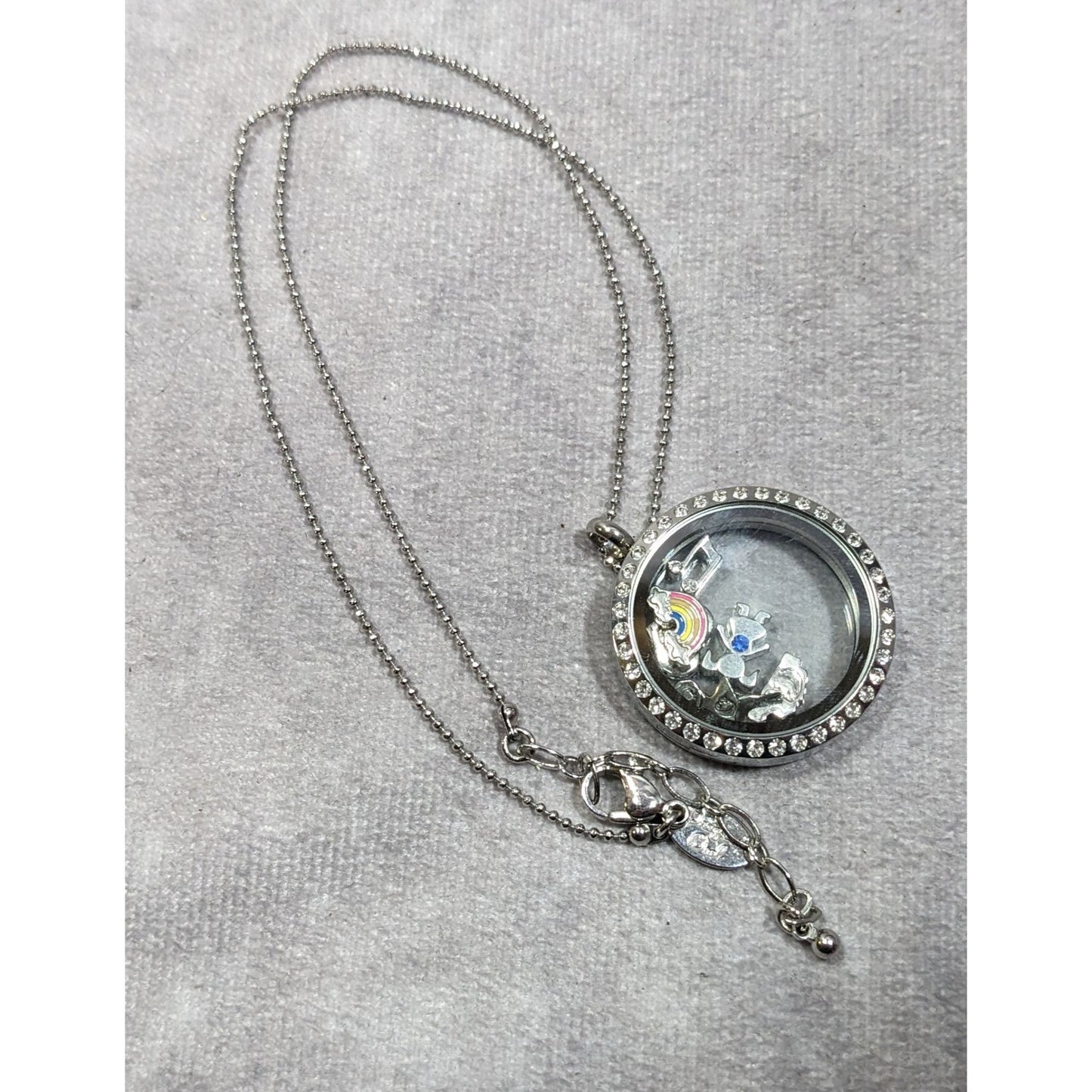 Origami Owl Daughter Dance Floating Locket Charm Necklace