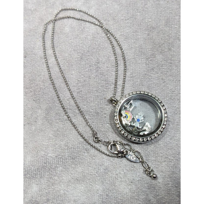 Origami Owl Daughter Dance Floating Locket Charm Necklace
