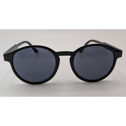 Drata Gothic Retro Round Black Sunglasses