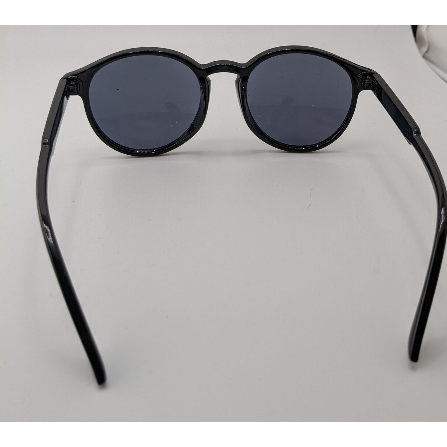 Drata Gothic Retro Round Black Sunglasses