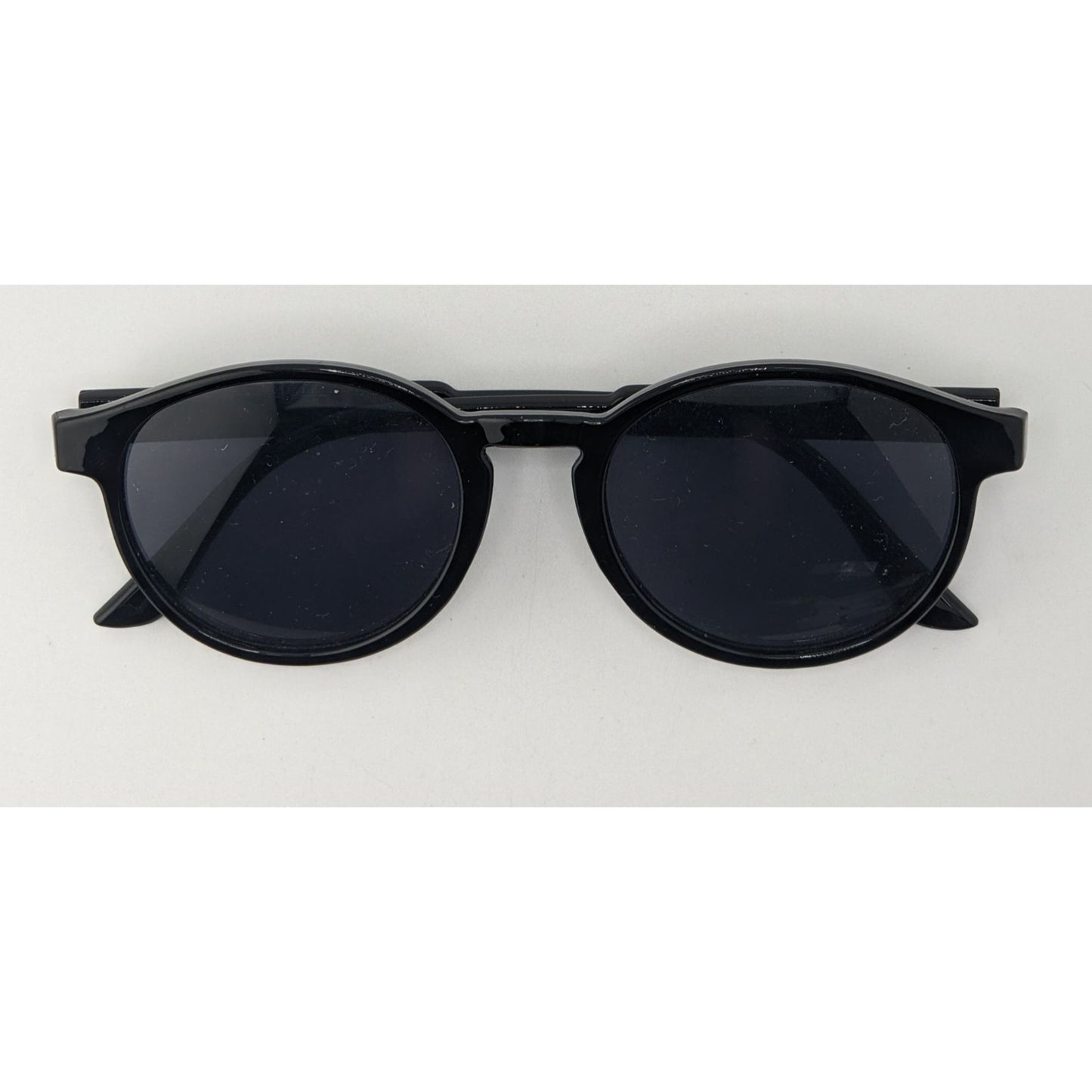 Drata Gothic Retro Round Black Sunglasses