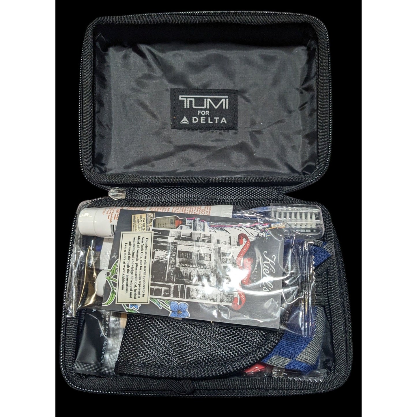 Tumi For Delta Hard Case Toiletry Case With Goodies