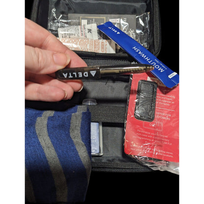 Tumi For Delta Hard Case Toiletry Case With Goodies