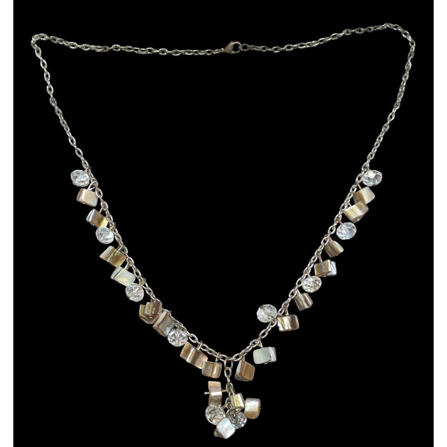 Fantasy Mermaidcore Shell Chip Y Drop Necklace