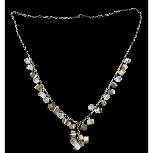 Fantasy Mermaidcore Shell Chip Y Drop Necklace