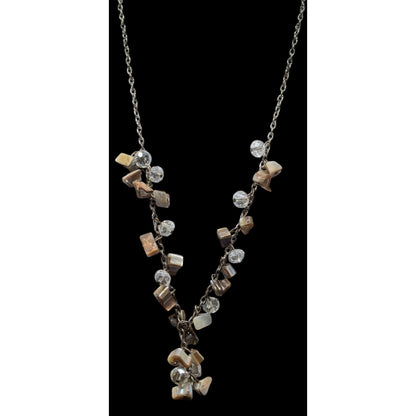 Fantasy Mermaidcore Shell Chip Y Drop Necklace