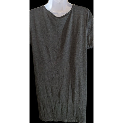 AC/DC Night Shirt Junk Food Grey Classic Rock Sleep Shirt