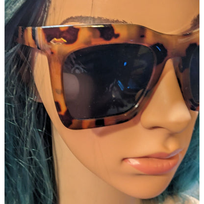 I-Sea Maverick Oversized Chunky Tortoise Sunglasses