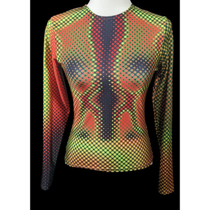 Sinead Gorey Sense Digitally Printed Curve Enhancing Top Size Medium