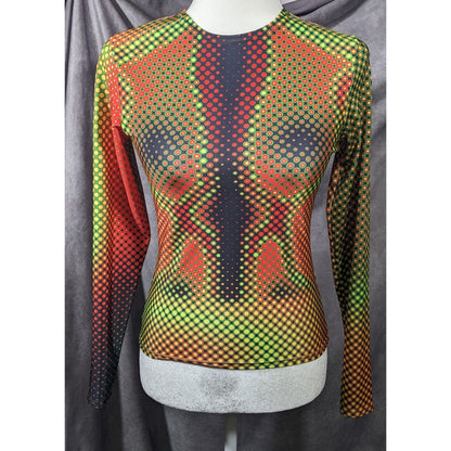 Sinead Gorey Sense Digitally Printed Curve Enhancing Top Size Medium