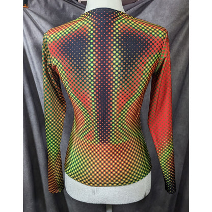 Sinead Gorey Sense Digitally Printed Curve Enhancing Top Size Medium