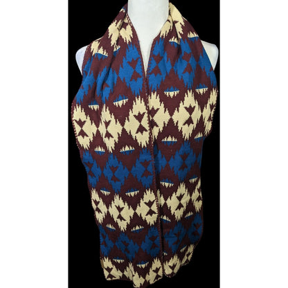 Pendleton Merino Wool Knit Southwestern Pattern Scarf