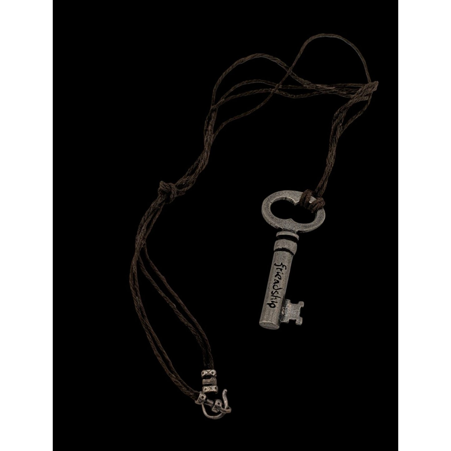 Steampunk Key Friendship Pendant Necklace