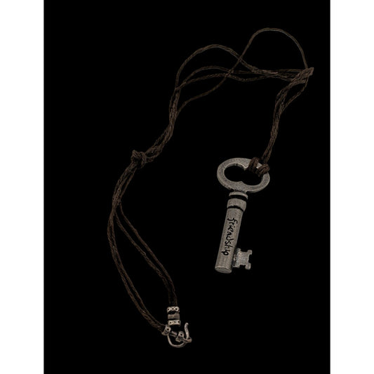 Steampunk Key Friendship Pendant Necklace