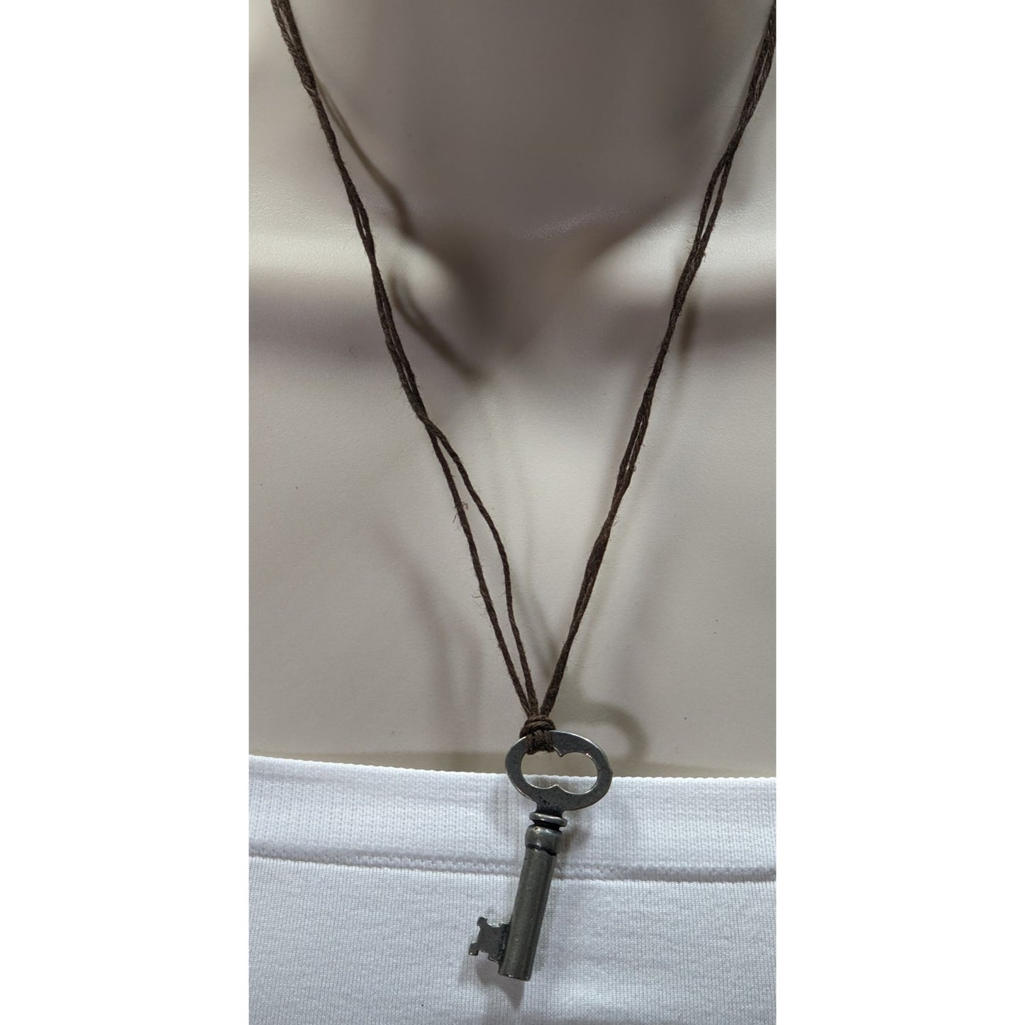 Steampunk Key Friendship Pendant Necklace