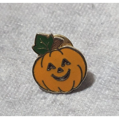 Vintage 80s Halloween Jack O Lantern Pin by Hallmark