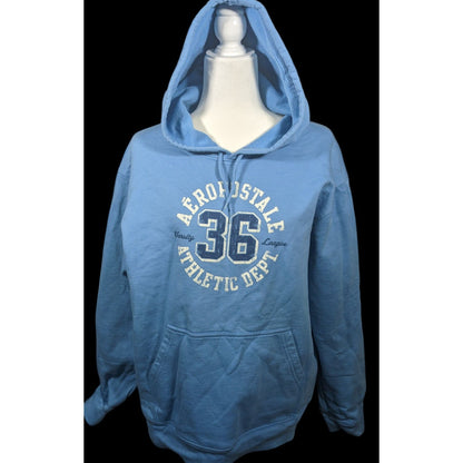 Vintage Blue Aeropostale Fleece Lined Hoodie