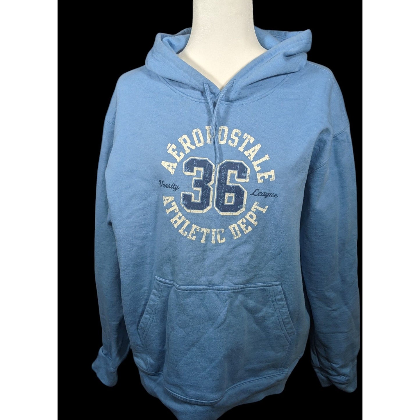 Vintage Blue Aeropostale Fleece Lined Hoodie