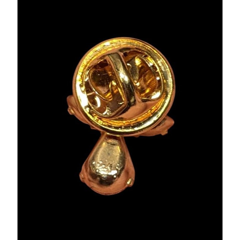 Vintage September Birthday Angel Lapel Pin