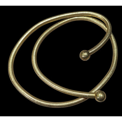 Ross + Simmons 18K Gold Over Sterling 4 in 1 Flexible Snake Bracelet/Necklace
