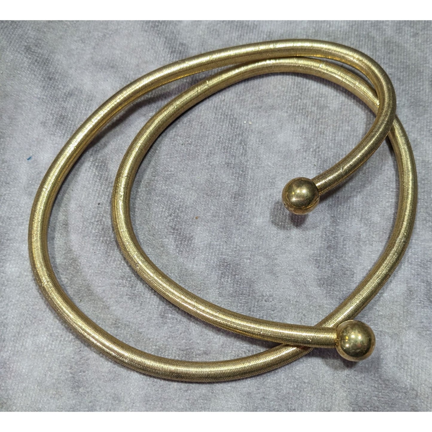 Ross + Simmons 18K Gold Over Sterling 4 in 1 Flexible Snake Bracelet/Necklace