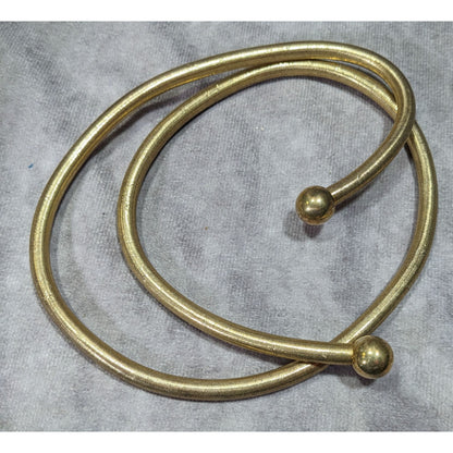 Ross + Simmons 18K Gold Over Sterling 4 in 1 Flexible Snake Bracelet/Necklace