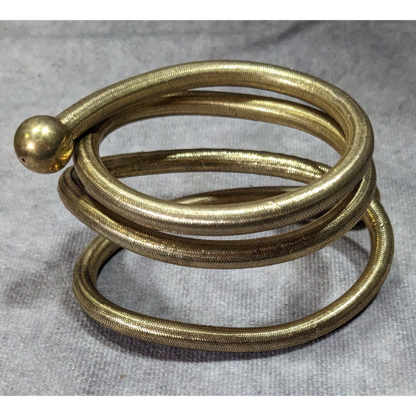Ross + Simmons 18K Gold Over Sterling 4 in 1 Flexible Snake Bracelet/Necklace