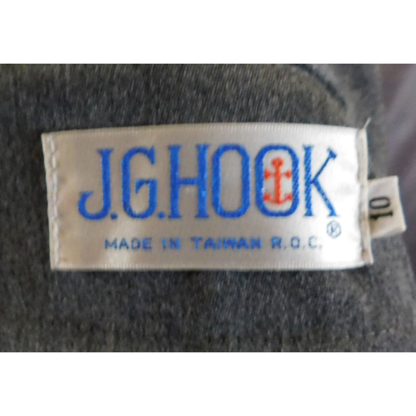 Vintage J.G.  Hook  Men's Grey Overcoat