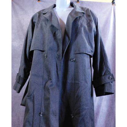Vintage J.G.  Hook  Men's Grey Overcoat