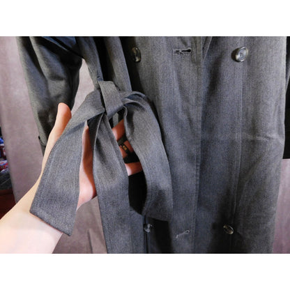 Vintage J.G.  Hook  Men's Grey Overcoat