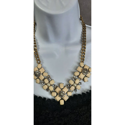 J. Crew Y2K Floral Statement Necklace