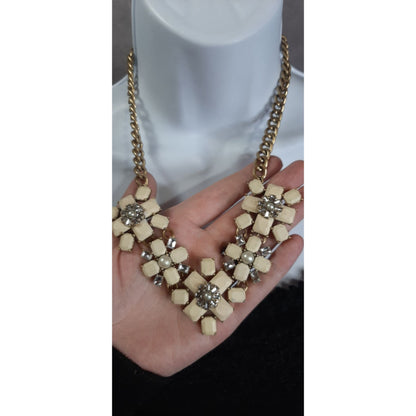 J. Crew Y2K Floral Statement Necklace