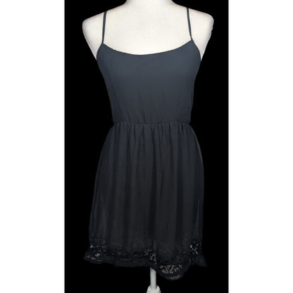 Six Degrees Of Separation Gothic Summer Dress With Lace Accents