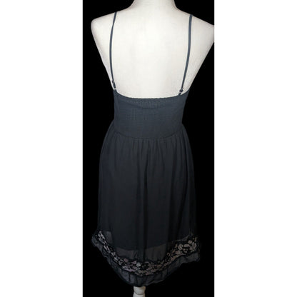 Six Degrees Of Separation Gothic Summer Dress With Lace Accents