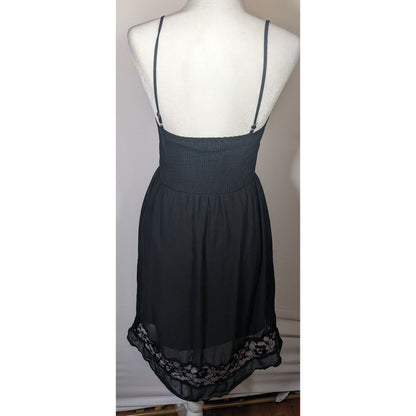 Six Degrees Of Separation Gothic Summer Dress With Lace Accents