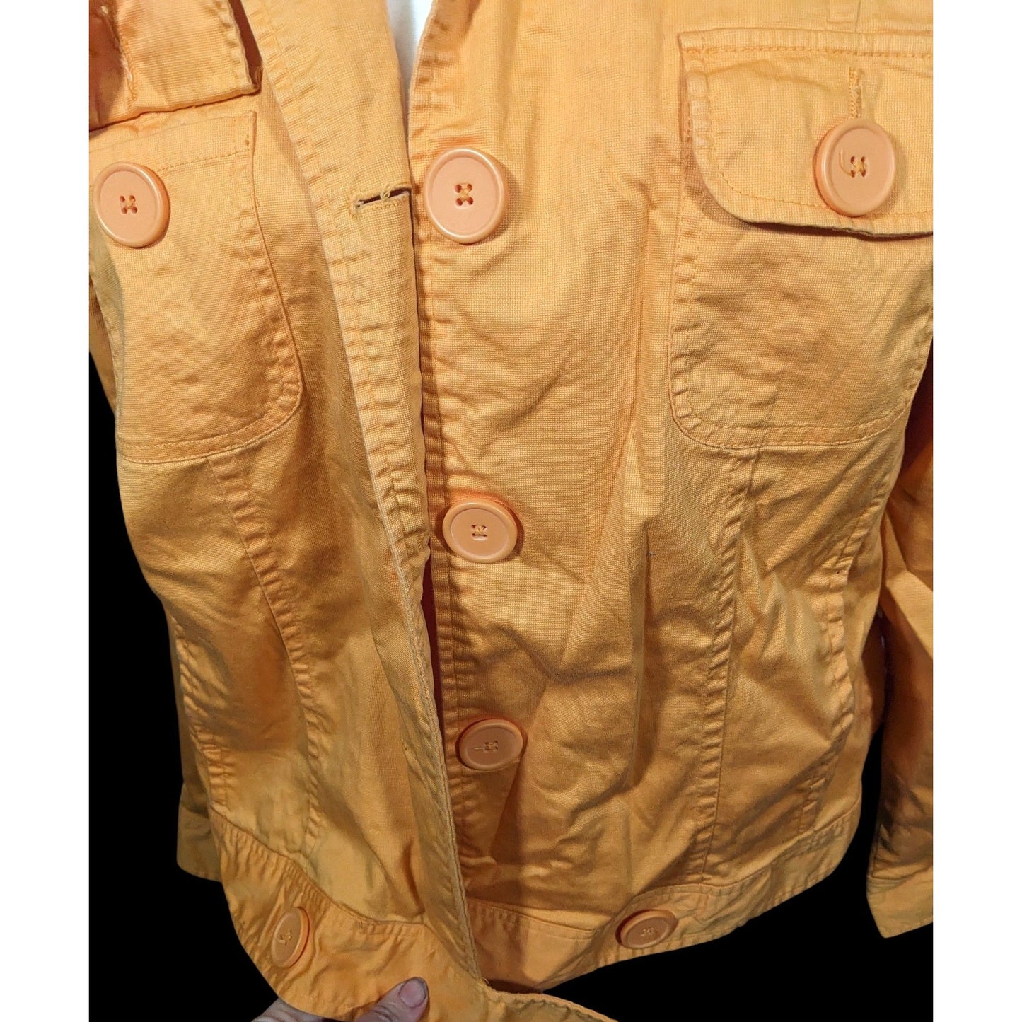 Vintage 90s Metrostyle Orang Button Down Jacket