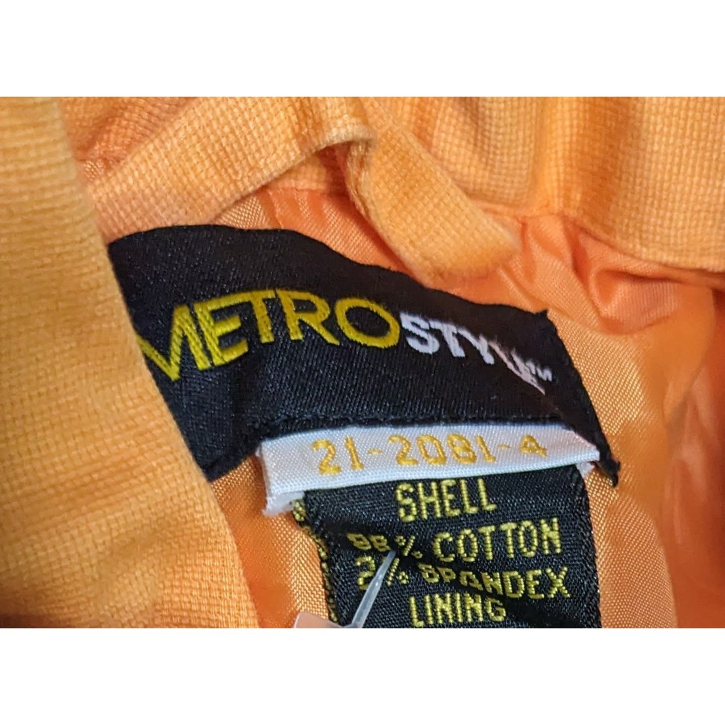 Vintage 90s Metrostyle Orang Button Down Jacket