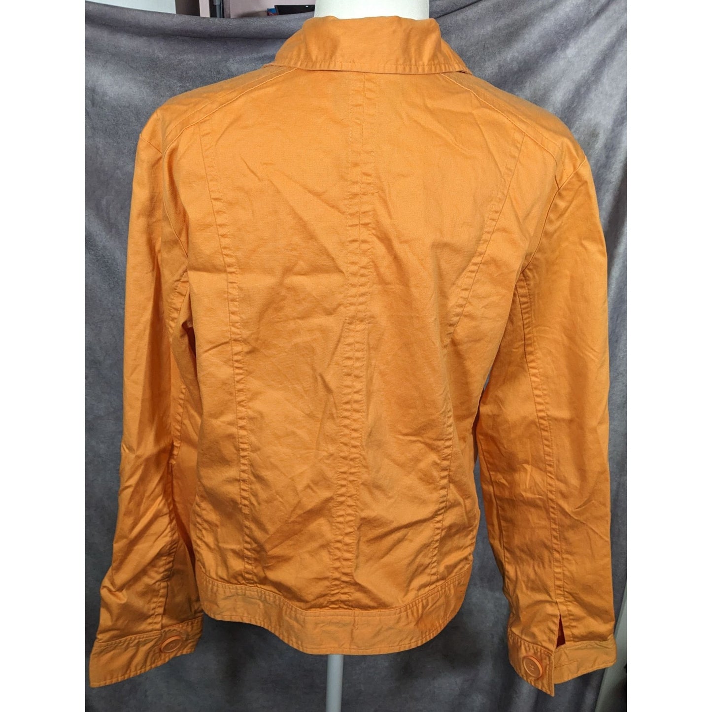 Vintage 90s Metrostyle Orang Button Down Jacket