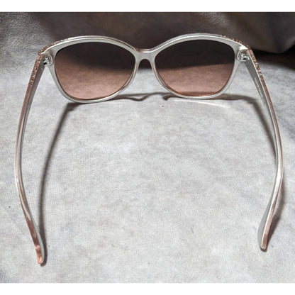 Foster Grant Pastel Pink And Silver Rhinestone Sunglasses