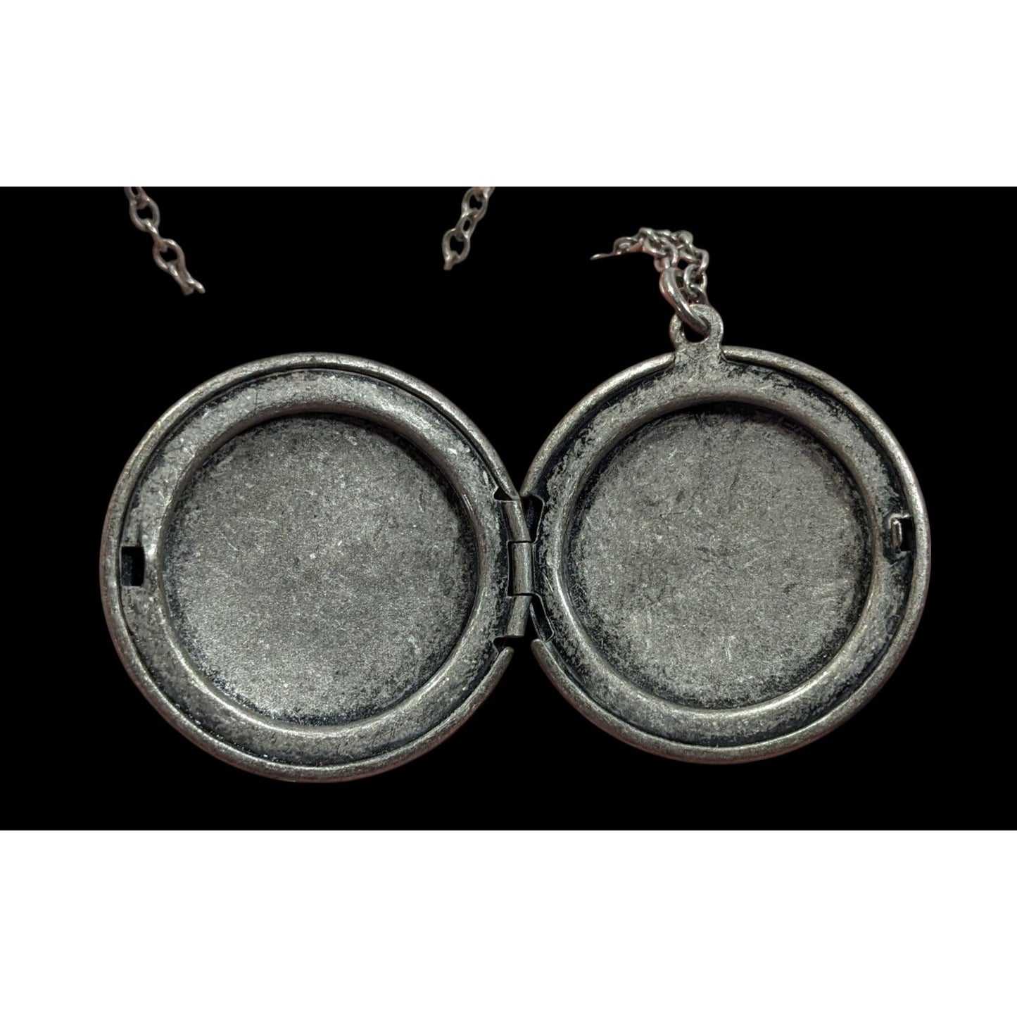 Nature Themed Owl Front Silver Tone Locket Necklace