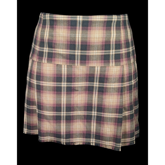 Aeropostale Trendy Y2K Style Plaid Skort Size XL